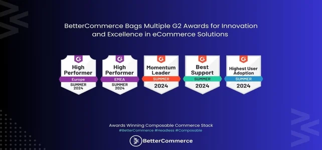 BetterCommerce Bags Multiple G2 Awards for Innovation and Excellence in eCommerce Solutions